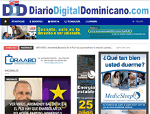 Tablet Screenshot of diariodigitaldominicano.com